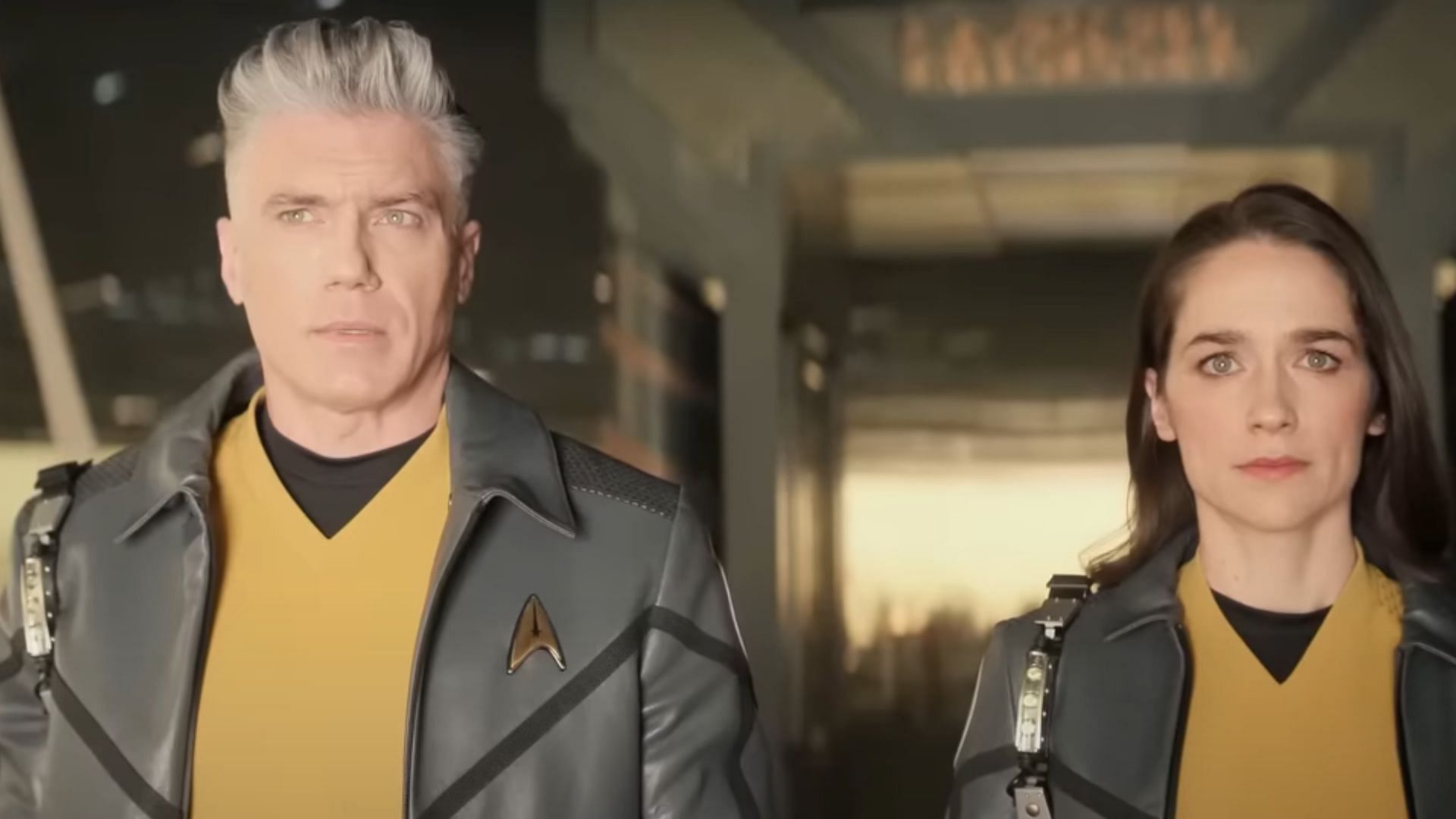 Melanie Scrofano plays Captain Batel (right) (Image via YouTube/Paramount Plus)